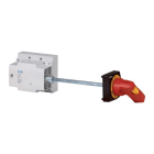 EATON - Hauptschalterbausatz, Griff rot, seitlich links
