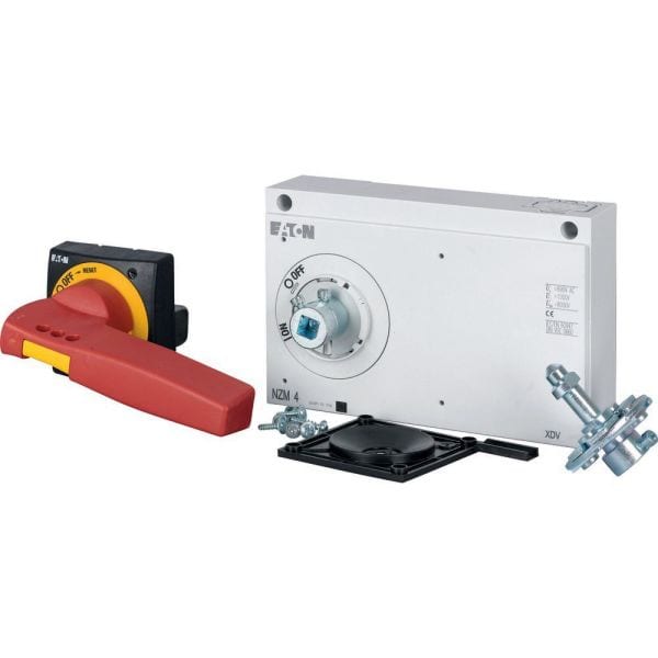 EATON - Türkupplungsdrehgriff, rot-gelb, max 60mm Achse, Baugrösse 4