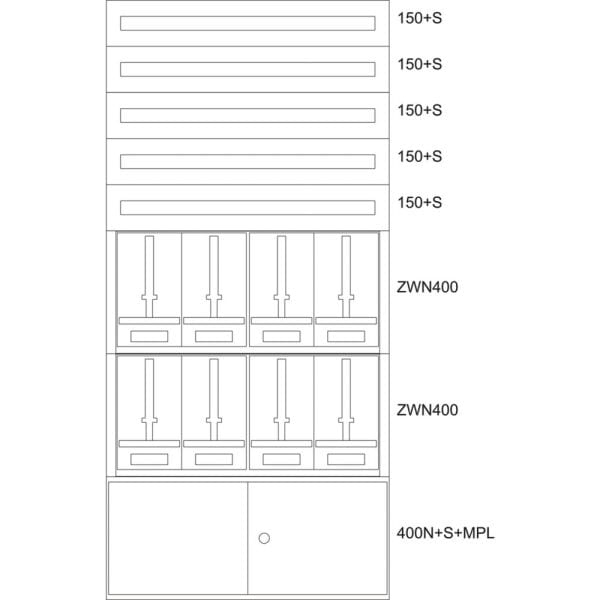 EATON - Aufputz-Zaehlerverteiler NOE