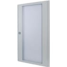 EATON - Stahlblechtür transparent mit Drehriegelverschluss HxB=1000x600mm, grau
