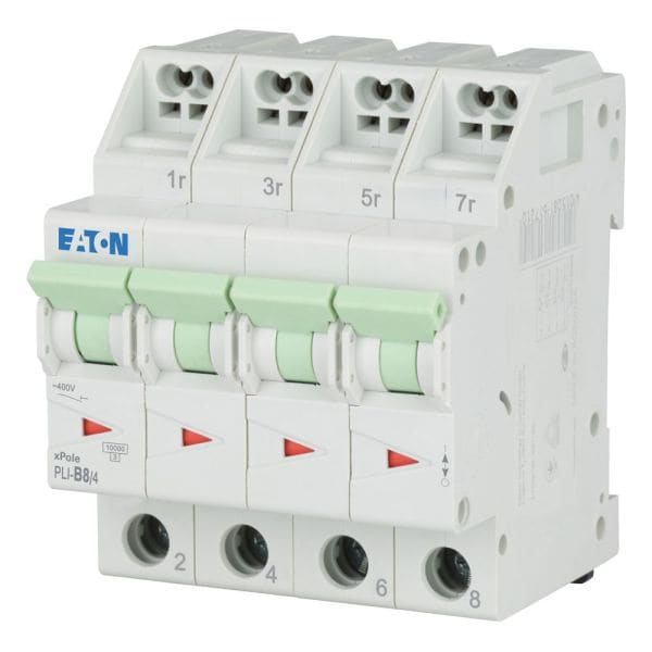 EATON - Leitungsschutzschalter mit Steckklemme, 8 A, 4p, Charakteristik: B