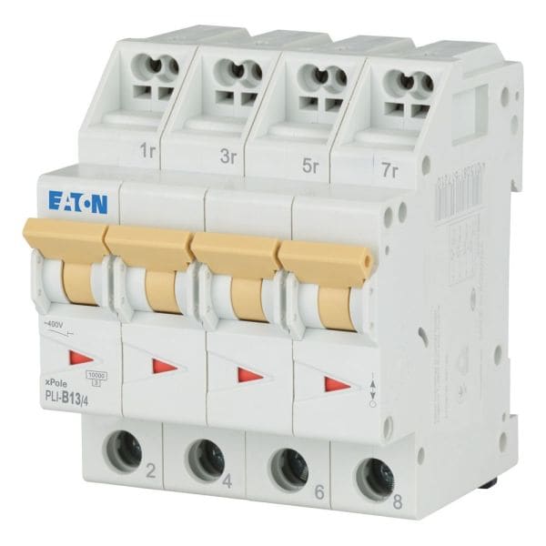 EATON - Leitungsschutzschalter mit Steckklemme, 13 A, 4p, Charakteristik: B