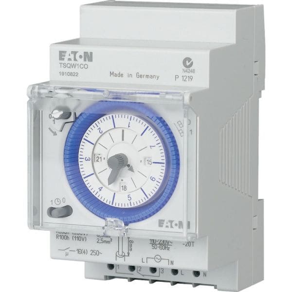 EATON - Analoge Zeitschaltuhr, Quarz, Woche, 1 Kanal