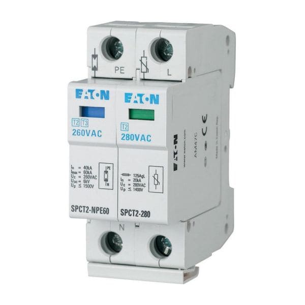 EATON - Überspannungsableiter steckbar, 1p+N, 335VAC, 20kA