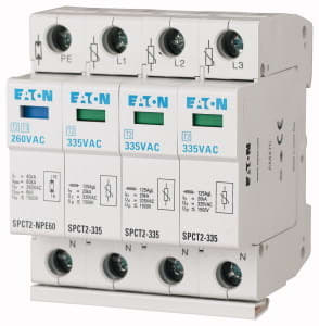 EATON - Überspannungsableiter steckbar, 3p+N, 335VAC, 20kA