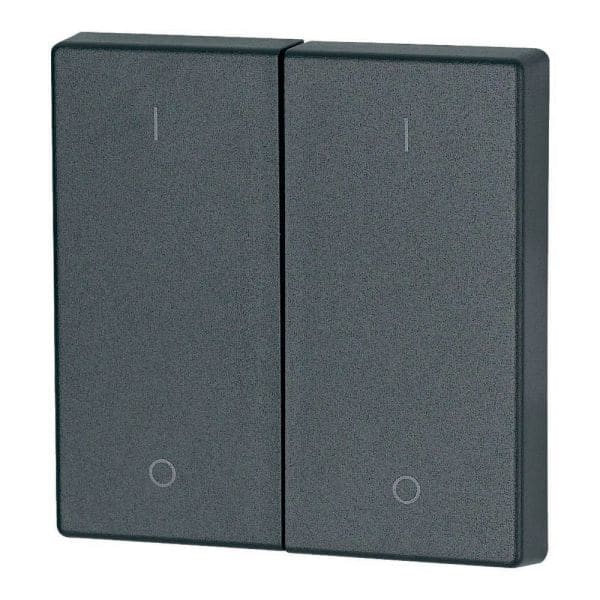 EATON - Wippe, 2-fach, I/0, anthrazit