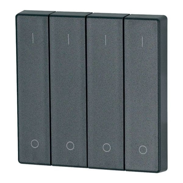 EATON - Wippe, 4-fach, I/0, anthrazit