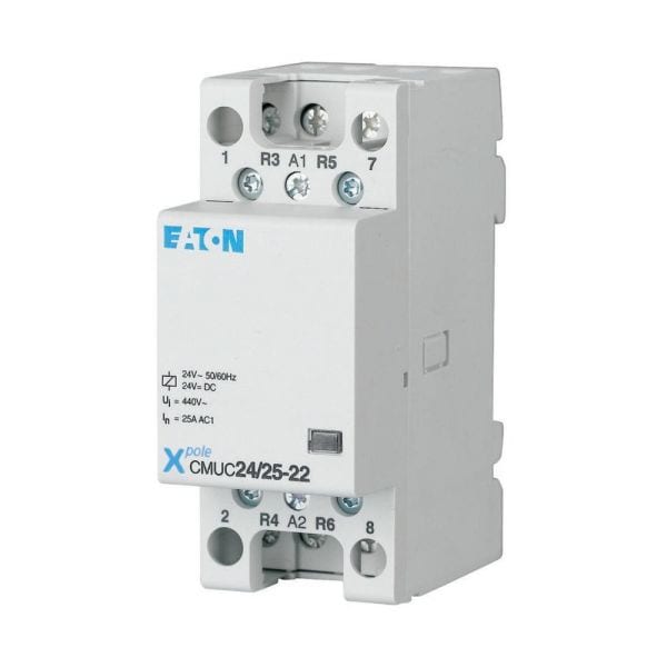 EATON - Installationsschütz, 24VAC/DC, 3S+1Ö, 25A