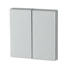 EATON - Wippe 2-fach, silber glänzend