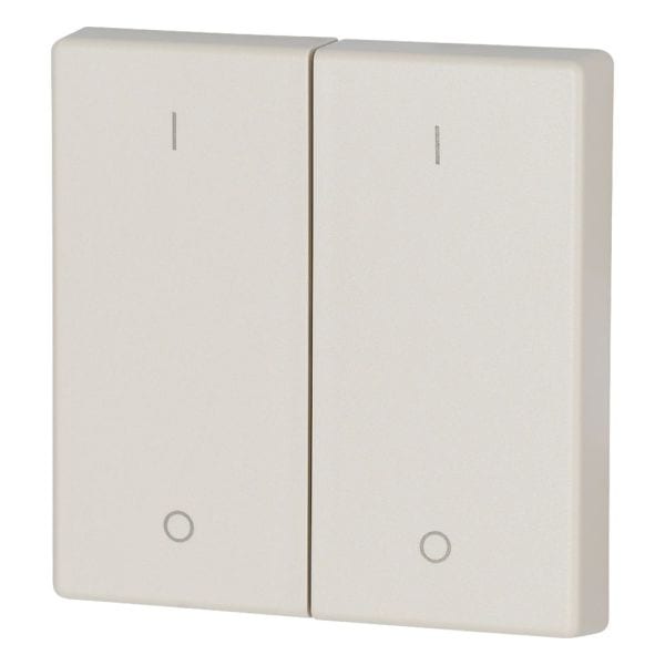 EATON - Wippe 2-fach, creme glänzend, 1/0