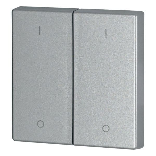EATON - Wippe 2-fach, silber glänzend, 1/0