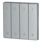 EATON - Wippe 4-fach, silber glänzend, 1/0