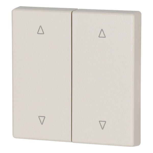 EATON - Wippe 2-fach, creme glänzend, Jalo