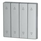 EATON - Wippe 4-fach, silber glänzend, Jalo