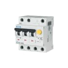 EATON - RCD/LS-Schalter-Kombischalter, 10 A, 30 mA, Leitungsschutzschalter Typ-B-Auslöseverhalten, 3 p, Fehlerstromschutzschalter Auslösekennlinien:
