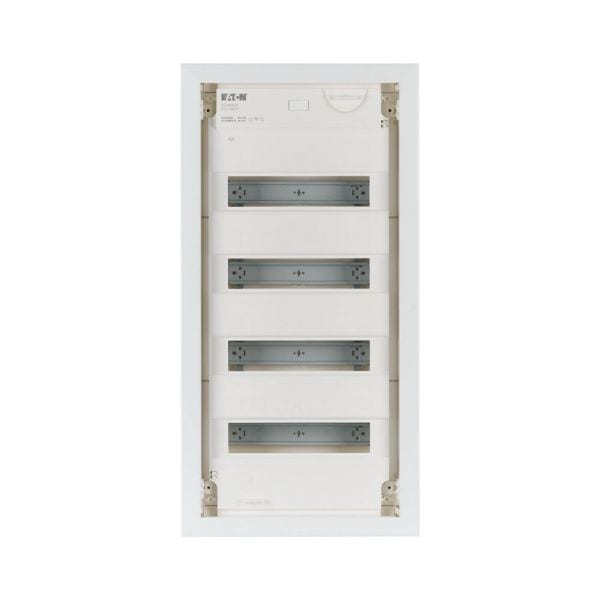 EATON - Unterputz-Kleinverteiler, 4-reihig, Stahlblechtür flach