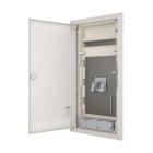 EATON - Unterputz-Kleinverteiler, Multimedia, 4-reihig, Stahlblechtür flach