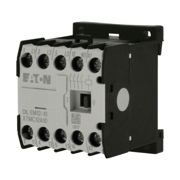 EATON - Leistungsschütz, 24 V DC, 3-polig, 380 V 400 V, 5,5 kW, Kontakt S = Normal offen = 1 S, Schraubklemmen, Gleichstrombetätigung