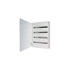 EATON - Unterputz/Hohlwand Flachverteiler komplett, weiß, 24TE pro Reihe, 5 Reihen, Einbautiefe 100mm