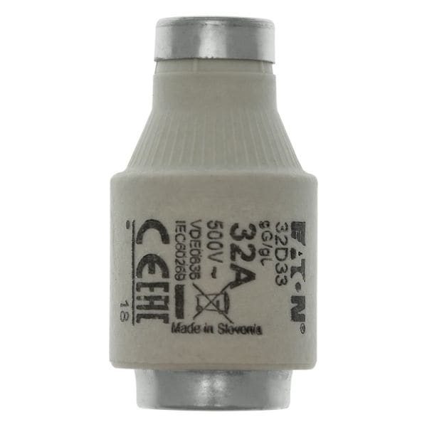 EATON - Sicherungseinsatz, Niederspannung, 32 A, AC 500 V, 50 kA, D3, gL/gG, IEC, träge