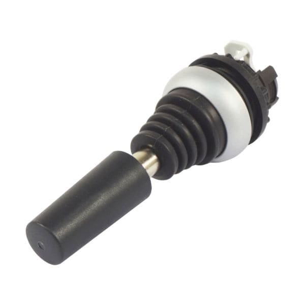 EATON - Joystick, mit einem Schaltpunkt je Betätigungsrichtung, mit Metallachse, 2 Stellungen, Frontring Titan, rastend, vertikal