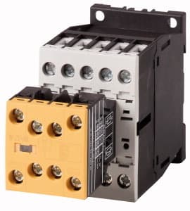 EATON - Sicherheitshilfsschütz, 110 V 50 Hz, 120 V 60 Hz, S = Normal offen: 4 S, Ö = Öffner: 4 Ö, Schraubklemmen, Wechselstrombetätigung