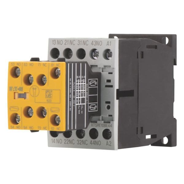 EATON - Sicherheitshilfsschütz, 230 V 50 Hz, 240 V 60 Hz, S = Normal offen: 4 S, Ö = Öffner: 4 Ö, Schraubklemmen, Wechselstrombetätigung