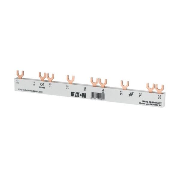 EATON - Phasenschiene, 3Ph, 16qmm, Gabel, 13TE