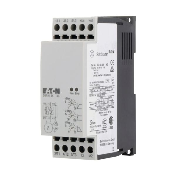 EATON - Softstarter, 9 A, 200 - 480 V AC, Us= 110 - 230 V AC, Baugröße FS1