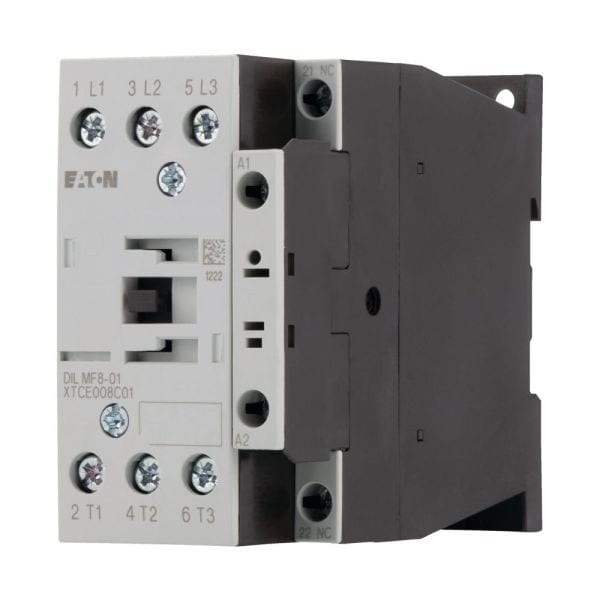 EATON - Leistungsschütz für Halbleiterindustrie nach SEMI F47, 380 V 400 V: 7 A, 1 Ö, RAC 48: 42 - 48 V 50/60 Hz, Schraubklemmen