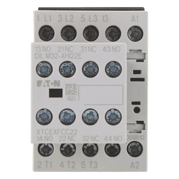 EATON - Leistungsschütz, 380 V 400 V 4 kW, 2 S, 2 Ö, 230 V 50 Hz, 240 V 60 Hz, Wechselstrombetätigung, Schraubklemmen