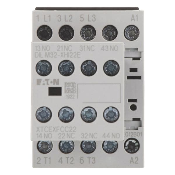 EATON - Leistungsschütz, 380 V 400 V 5,5 kW, 2 S, 2 Ö, 230 V 50 Hz, 240 V 60 Hz, Wechselstrombetätigung, Schraubklemmen