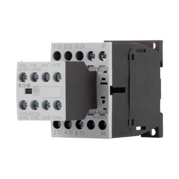 EATON - Leistungsschütz, 380 V 400 V 3 kW, 2 S, 2 Ö, 24 V DC, Gleichstrombetätigung, Schraubklemmen