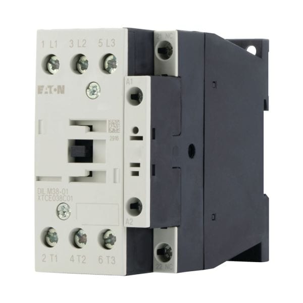 EATON - Leistungsschütz, 3-polig, 380 V 400 V 18,5 kW, 1 Ö, RDC 60: 48 - 60 V DC, Gleichstrombetätigung, Schraubklemmen