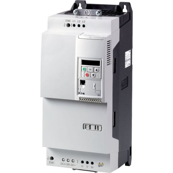EATON - Frequenzumrichter, 400 V AC, 3-phasig, 30 A, 15 kW, IP20/NEMA 0, Brems-Chopper, FS4