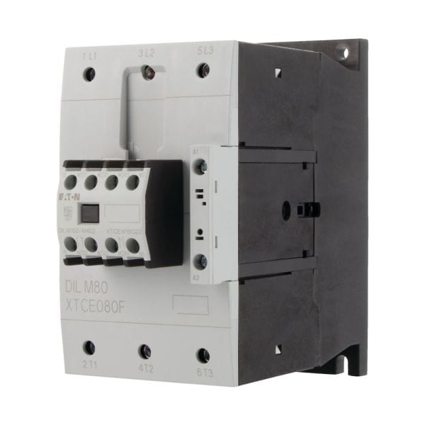 EATON - Leistungsschütz, 380 V 400 V 37 kW, 2 S, 2 Ö, 400 V 50 Hz, 440 V 60 Hz, Wechselstrombetätigung, Schraubklemmen