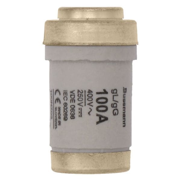 EATON - Sicherungseinsatz, Niederspannung, 100 A, AC 400 V, 50 kA, D03, gL/gG, IEC, träge