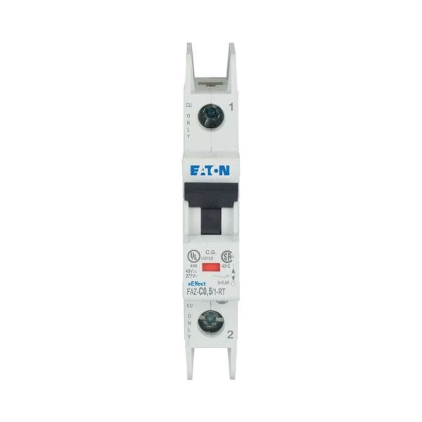 EATON - Leitungsschutzschalter, 0,5 A, 1p, Charakteristik: C, Ring-Kabelschuh