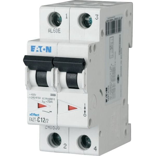 EATON - Leitungsschutzschalter, 6 A, 2p, Charakteristik: B