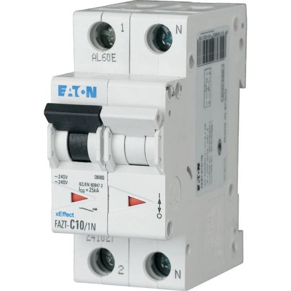 EATON - Leitungsschutzschalter, 1 A, 1p+N, Charakteristik: C