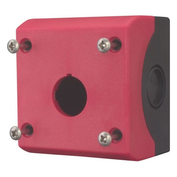EATON - Aufbaugehäuse, schwarz, Deckel rot