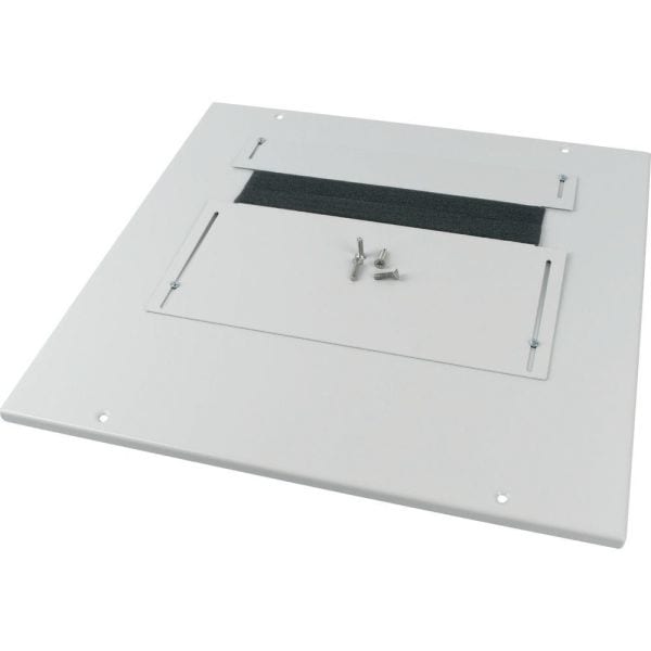 EATON - Boden-/Deckplatte, adjustierbare Flanschplatten, für BxT = 800 x 400mm, IP30, grau