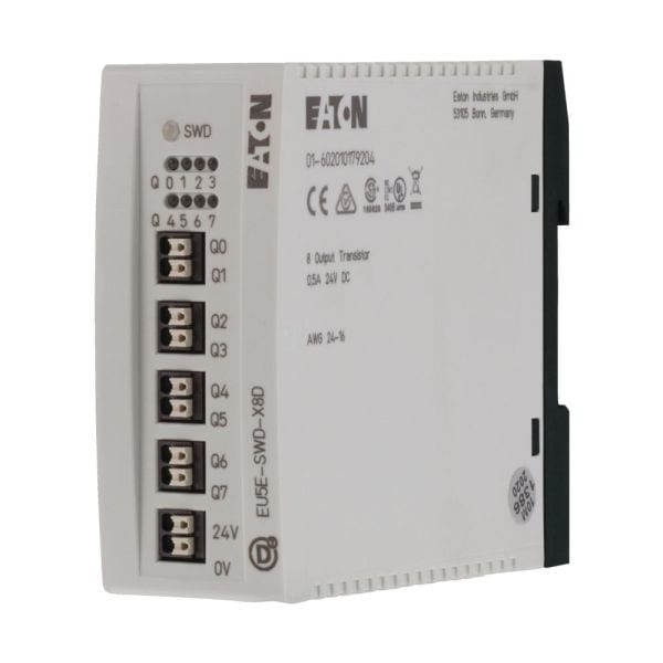 EATON - SWD-Ausgabemodul, 24 V DC, 8 digitale Transistor-Ausgänge, 0,5 A