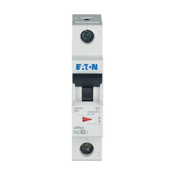 EATON - Leitungsschutzschalter, 2 A, 1p, Charakteristik: B