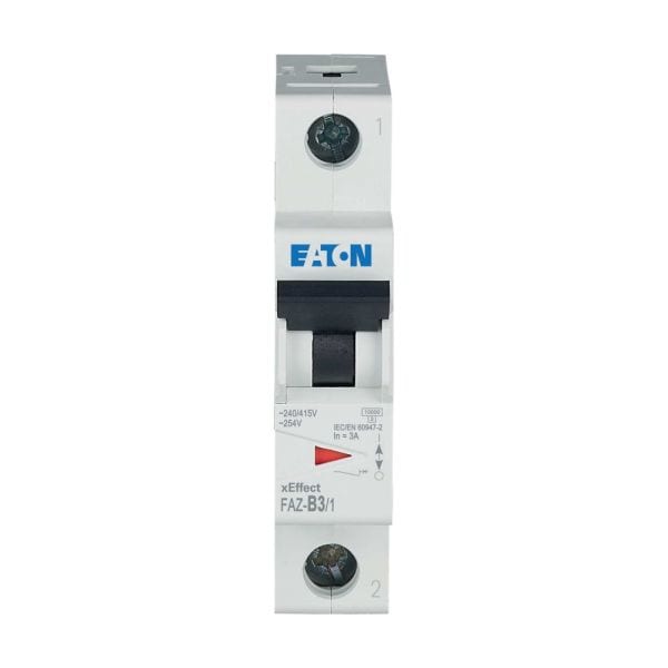 EATON - Leitungsschutzschalter, 3 A, 1p, Charakteristik: B