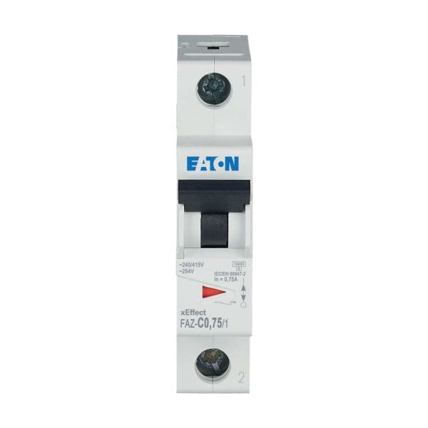 EATON - Leitungsschutzschalter, 0,75 A, 1p, Charakteristik: C