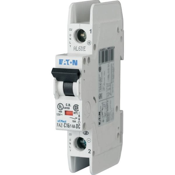 EATON - Leitungsschutzschalter, 2 A, 1p, Charakteristik: C, DC