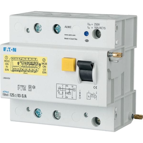 EATON - FI-Auslöseblock für AZ, 125A, 2pol, 300mA, Typ S/A