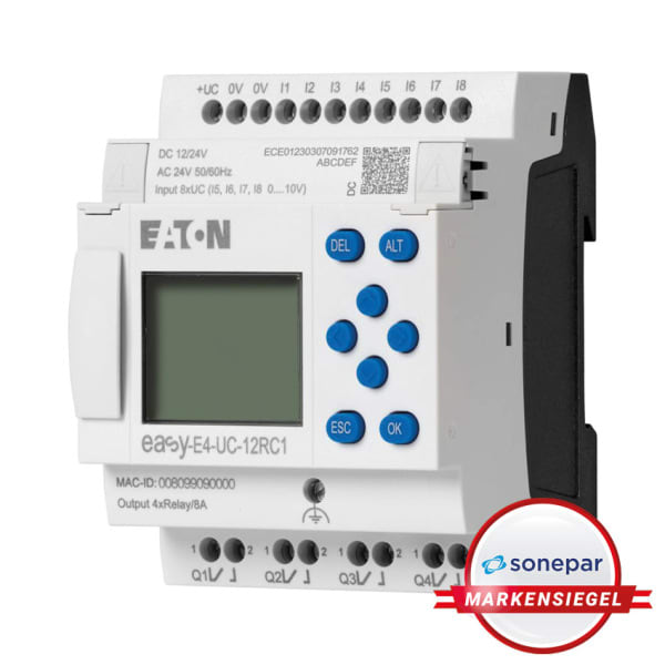 EATON - MS! 12/24V UC, Steuerrelais, Relais, Display
