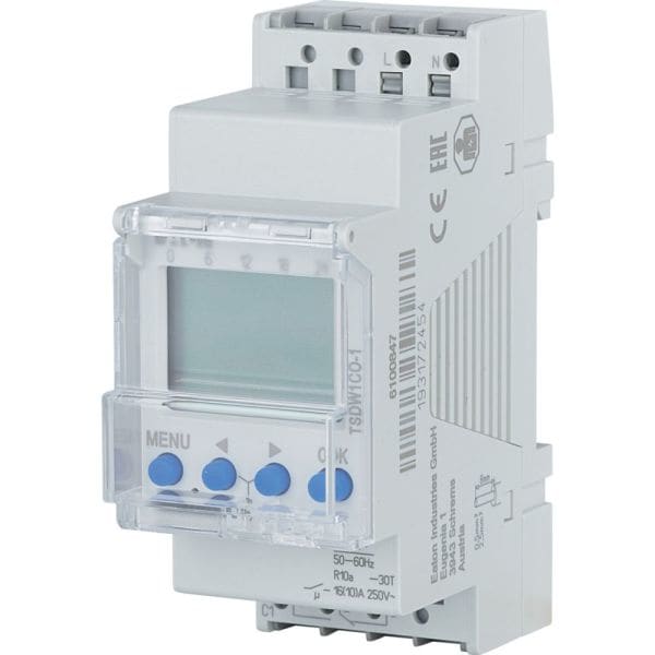 EATON - Zeitschaltuhr digital, 1 Wechselkontakt